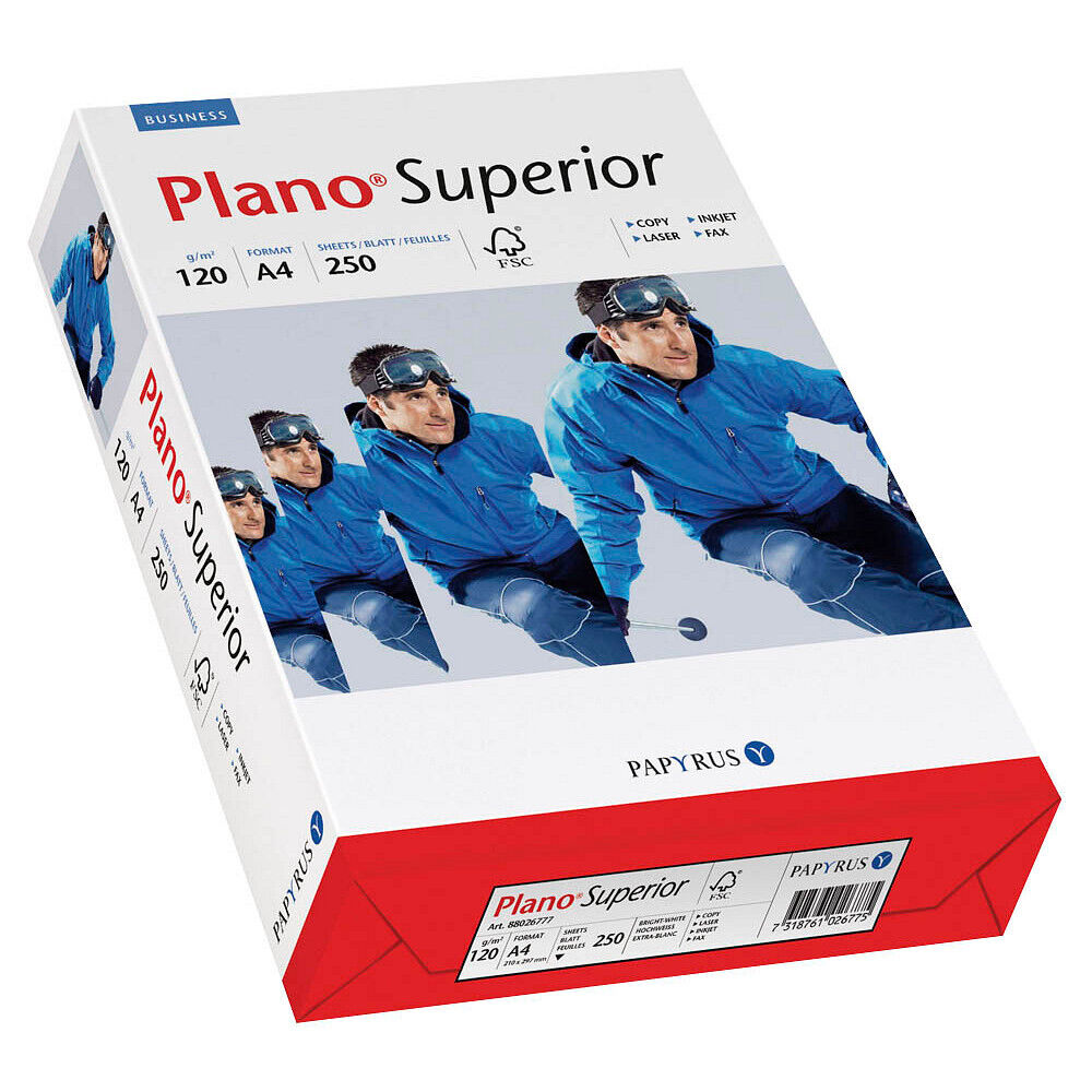 1750 X Plano Kopierpapier Superior DIN A4 120 g/qm 1750 (7 x 250) Blatt
