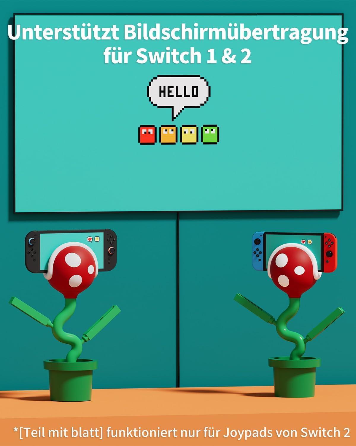 POWKONG Docking Station Kompatibel mit Nintendo Switch2, Switch TV Dock Ladestation