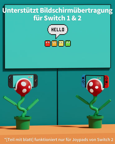 POWKONG Docking Station Kompatibel mit Nintendo Switch2, Switch TV Dock Ladestation