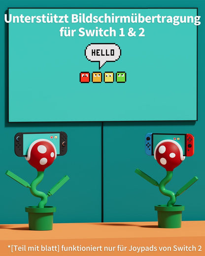 POWKONG Docking Station Kompatibel mit Nintendo Switch2, Switch TV Dock Ladestation