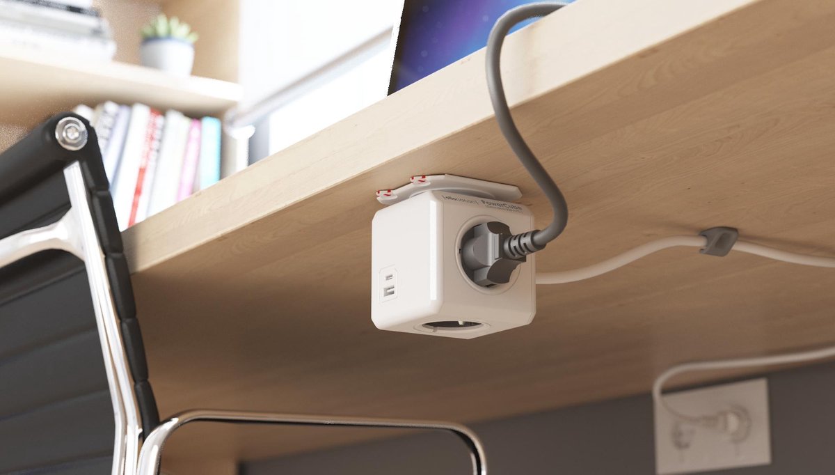 PowerCube Extended 2 x USB Mehrfachsteckdose 1,5m Verlängerungskabel