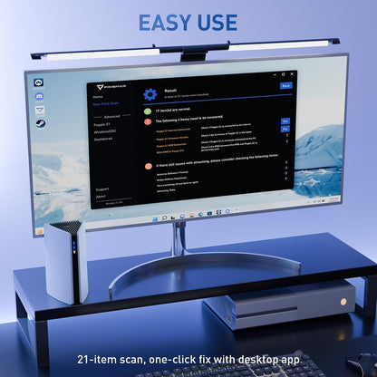 PRISMXR PC-VR Streaming Link, kabellos Air Bridge AX3000 WiFi6 Router(Puppis S1)