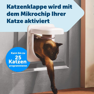 PetSafe Petporte smart Flap Mikrochip Katzenklappe mit Chip-Erkennung