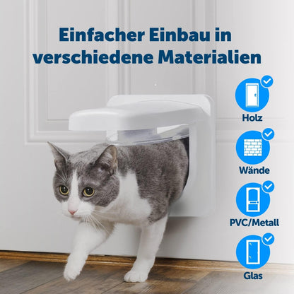 PetSafe Petporte smart Flap Mikrochip Katzenklappe mit Chip-Erkennung