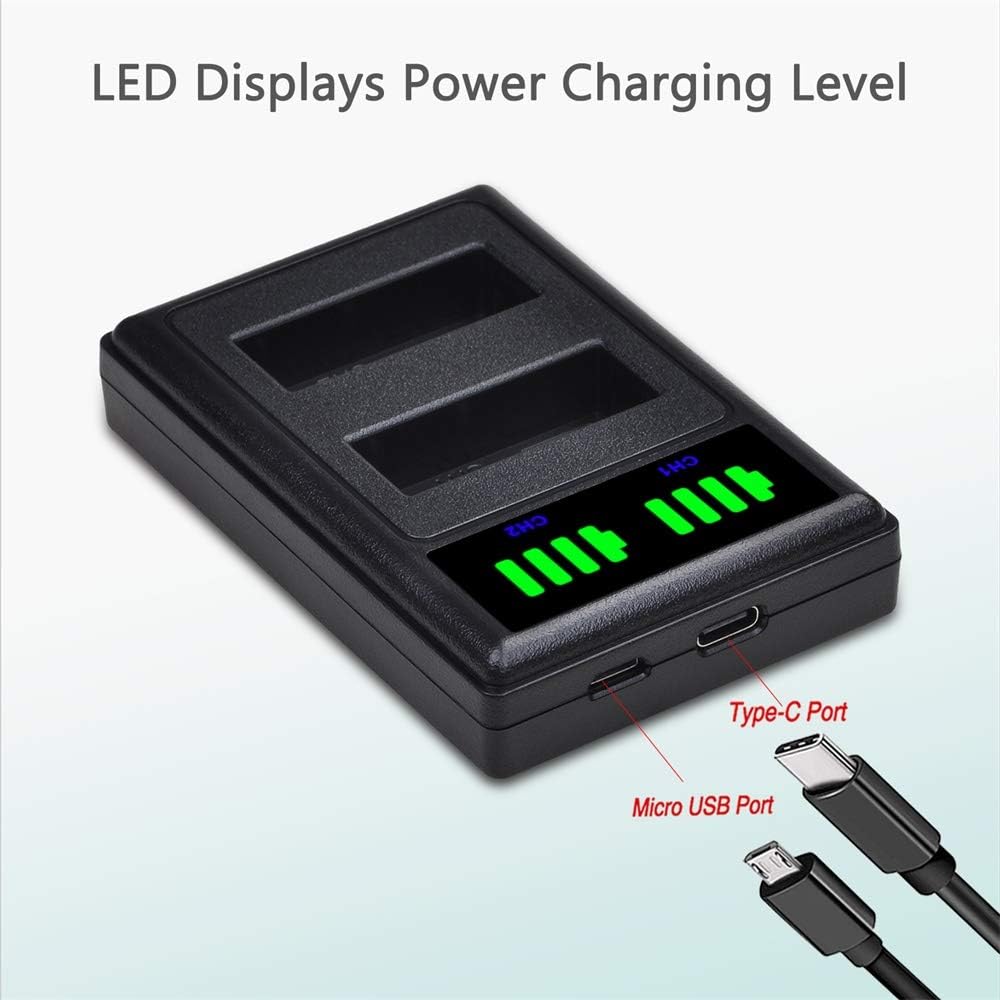 PowerTrust PS-BLS5 BLS-50 BLS-5 Akku Ladegerät Pack für Olympus ....