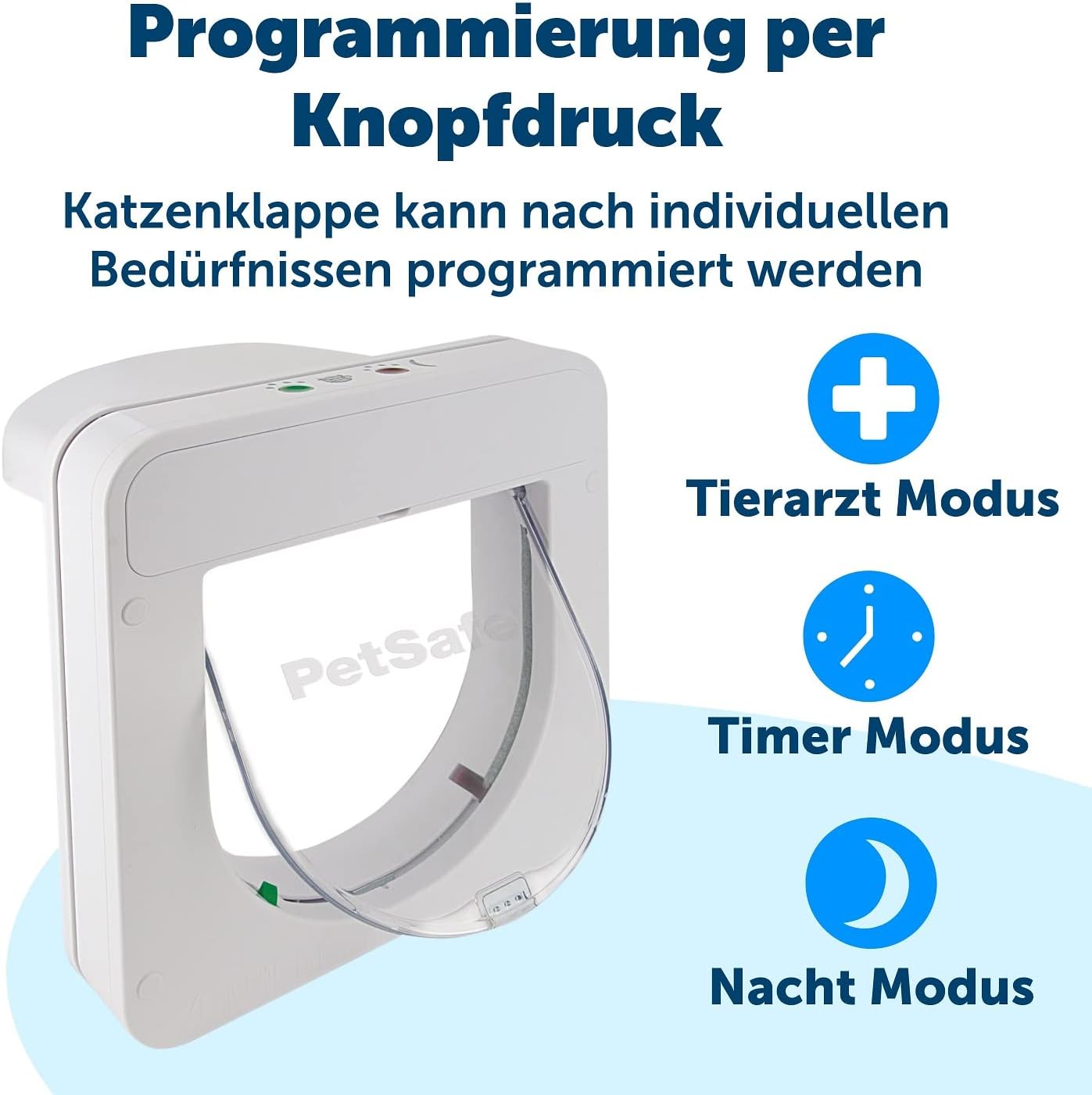 PetSafe Petporte smart Flap Mikrochip Katzenklappe mit Chip-Erkennung