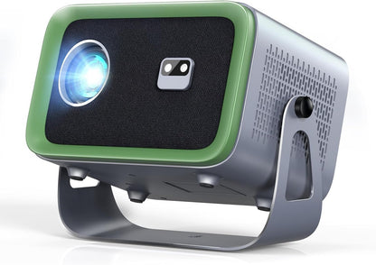 Purshe Mini Beamer 4K Unterstützt, 20000L Native 1080P WiFi6 Bluetooth Beamer,