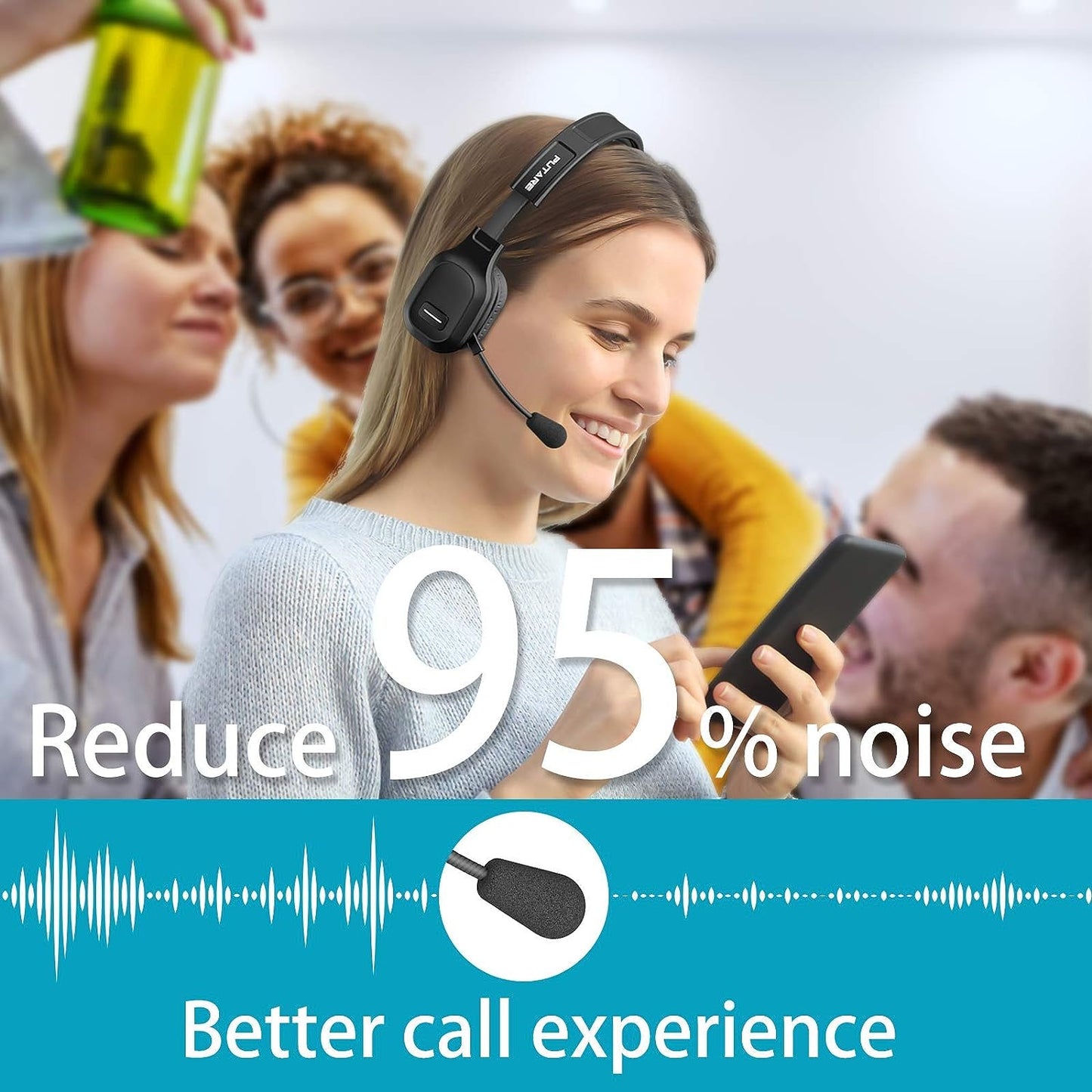 Betrachten Sie das Trucker Bluetooth-Headset