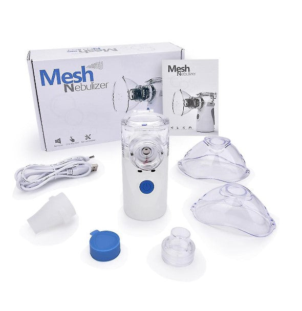 Mesh Vernebler Inhalationsgerät-Set Erwachsenenmaske et Kindermaske Câble USB