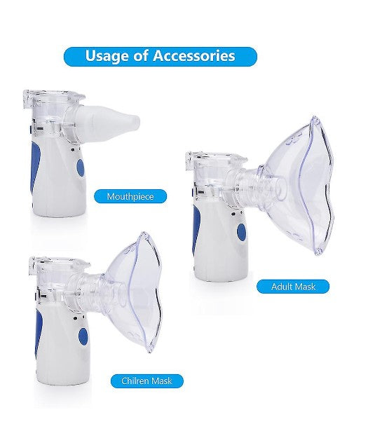 Mesh Vernebler Inhalationsgerät-Set Erwachsenenmaske et Kindermaske Câble USB