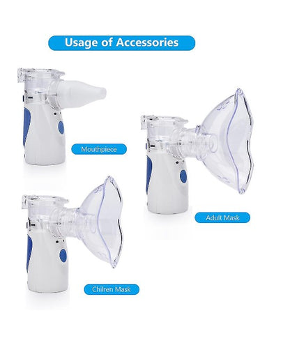 Mesh Vernebler Inhalationsgerät-Set Erwachsenenmaske et Kindermaske Câble USB