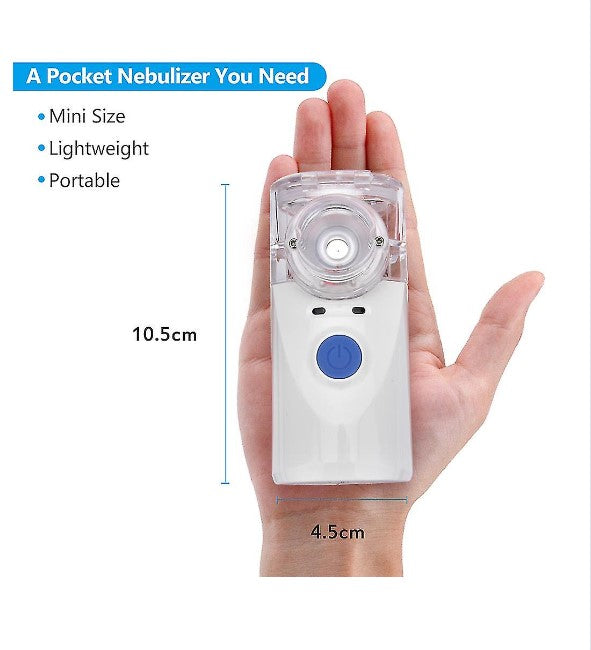 Mesh Vernebler Inhalationsgerät-Set Erwachsenenmaske et Kindermaske Câble USB