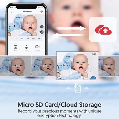 Victure PC420 Babyphone  Heimsicherheit Sicherheitskameras 1080p WLAN Indoor
