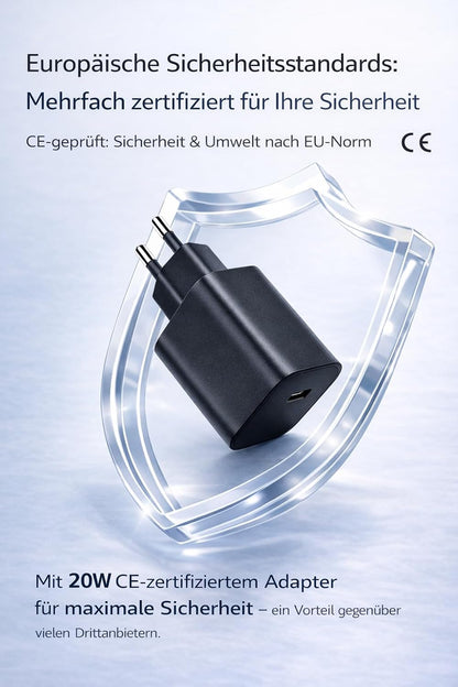 QTlier 3 in 1 iPhone Ladestation Kompatibel mit Magsafe Ladegerät für 18/17/16/15/14/13/12