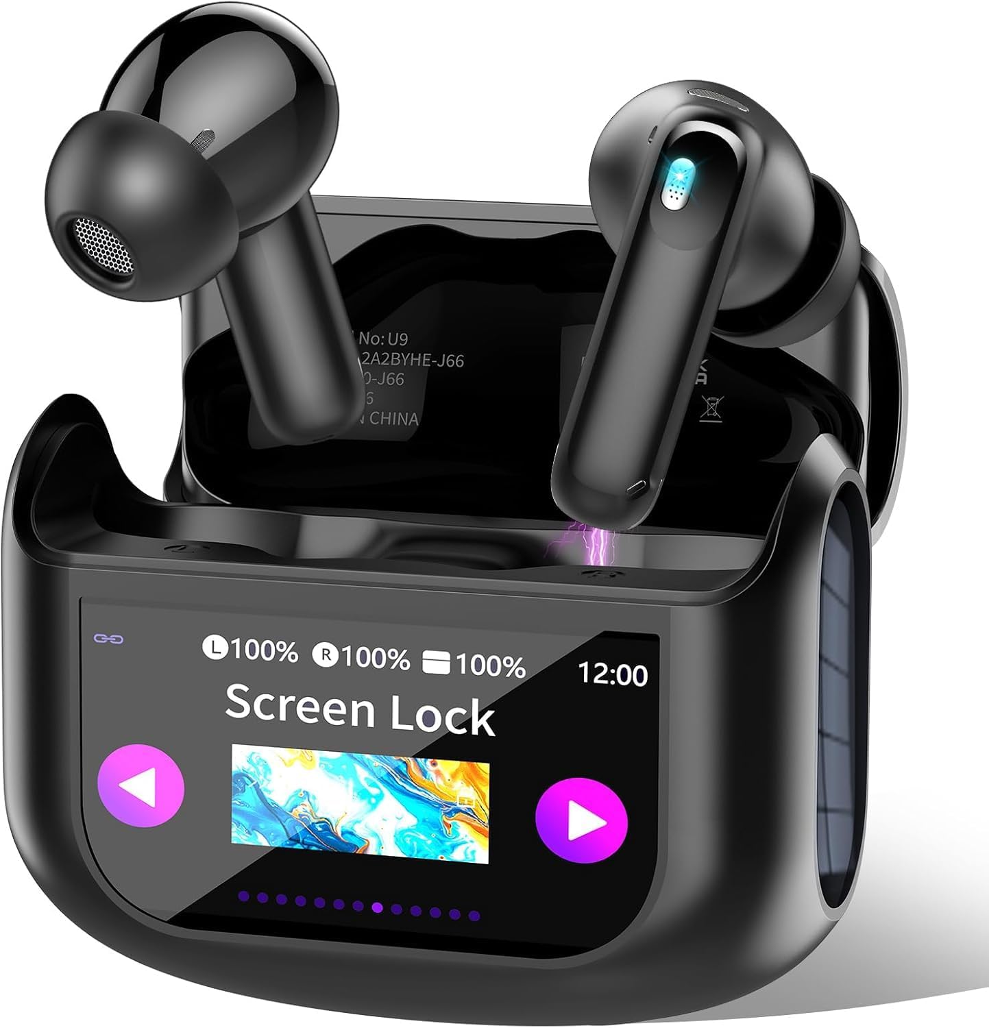 QXUFV Bluetooth Kopfhörer mit Touchscreen 5.4 mit ANC/ENC 48Std