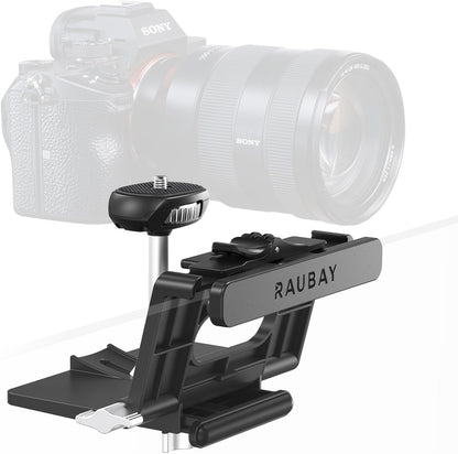 RAUBAY CM02 Monitor-Kamera-Halterungsständer,hängende Webcam-Klemme mit 1/4-Zoll-Schraube