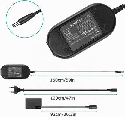 Raeisusp ACK-E18 AC-Netzteil DR-E18 DC-Koppler LP-E17 Dummy-Akku für Canon
