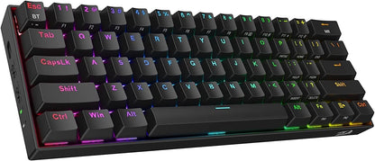 Redragon K530 Pro Draconic 60% Kabellose Mechanische RGB 61 Tasten 2.4 GHz