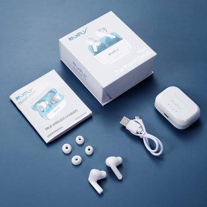 Écouteurs intra-auriculaires Bluetooth V5.0 RAXFLY, véritables écouteurs sans fil Hi-Fi stéréo