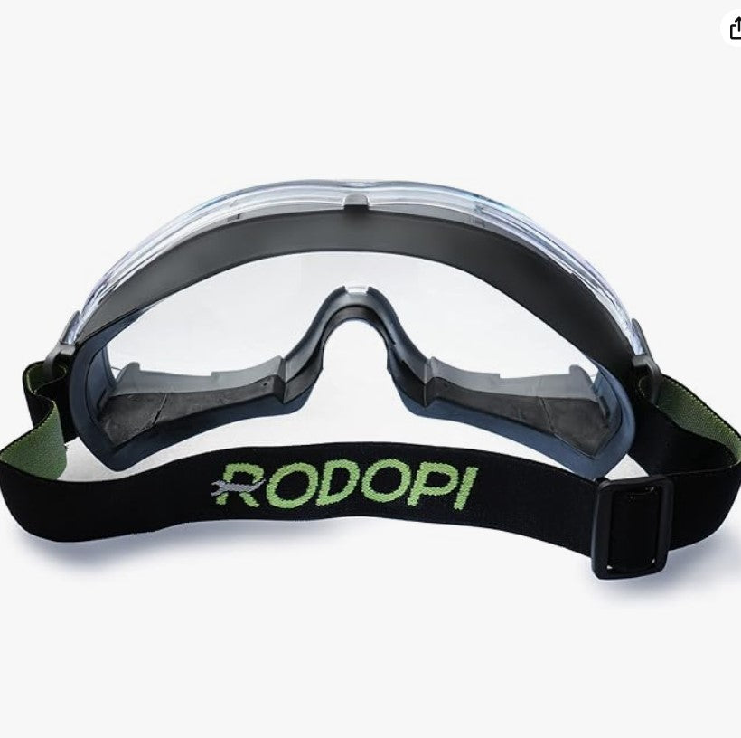 10 X RODOPI Schutzbrille ThunderClear-X25 Anti Fog Vollsichtschutzbrille (10 brillen)