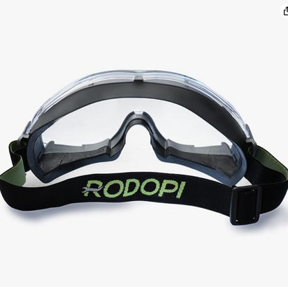 10 X RODOPI Schutzbrille ThunderClear-X25 Anti Fog Vollsichtschutzbrille (10 brillen)