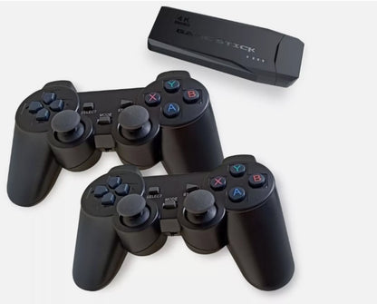 Retro-Videospielkonsole 4K HD TV Game Stick + 2 Wireless Controller