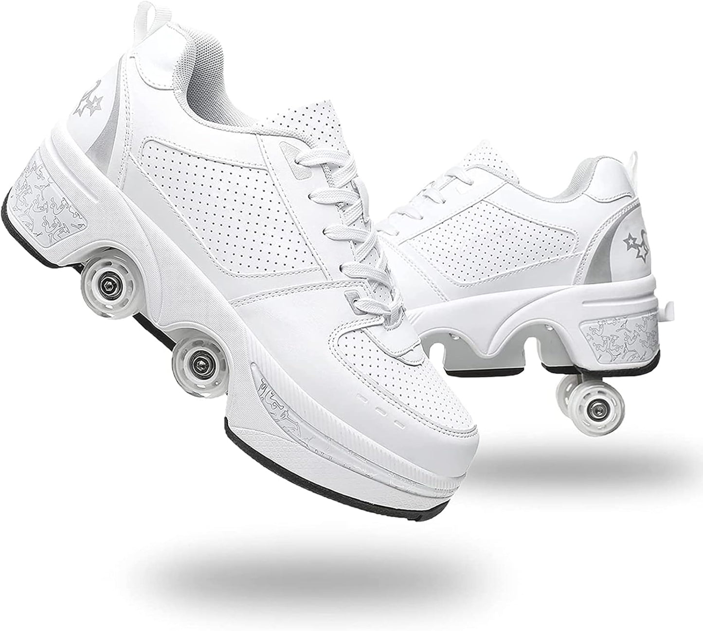 Roller Skate Shoes Rollschuhe Schuhe Mit Rollen Skateboardschuhe Größe: 34