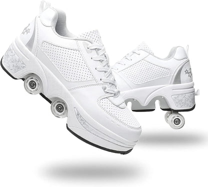 Roller Skate Shoes Rollschuhe Schuhe Mit Rollen Skateboardschuhe Größe: 34