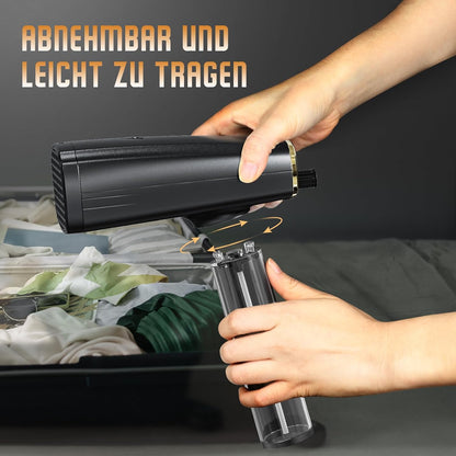 Raelunyi Dampfglätter 1300W, Steamer für Kleidung, Tragbarer Schwarz
