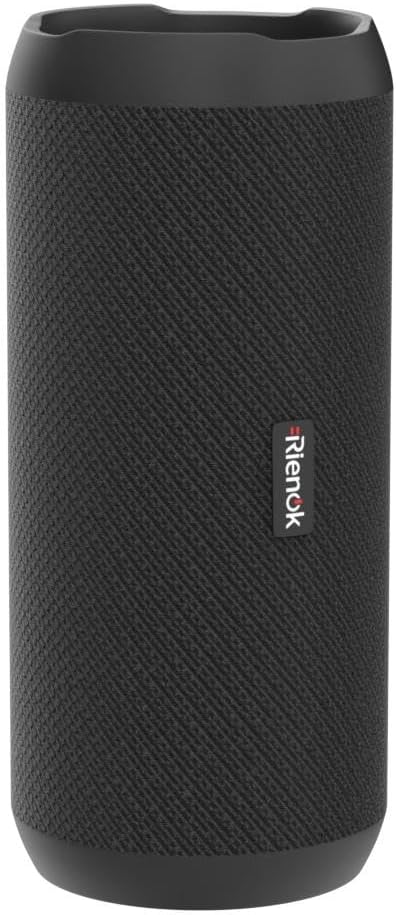 RIENOK Bluetooth Lautsprecher 30W mit Licht Bluetooth 5.3 Musikbox Bass IPX7 wasserdicht