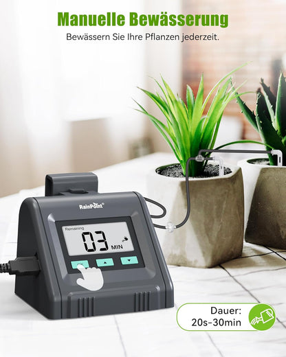 RAINPOINT Automatisches Bewässerungssystem, Einstellbare Wassermenge, Automatische Bewässerung