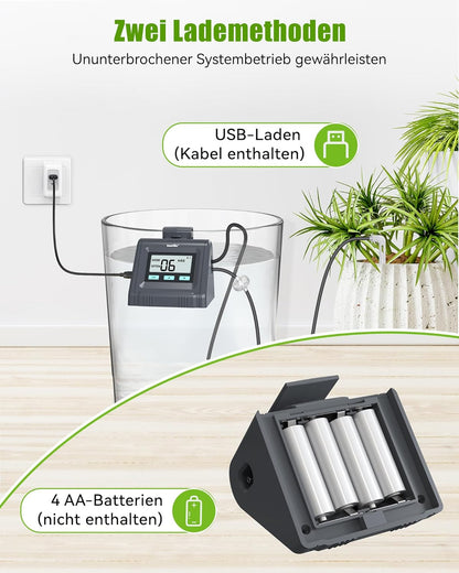 RAINPOINT Automatisches Bewässerungssystem, Einstellbare Wassermenge, Automatische Bewässerung