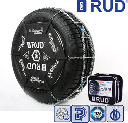 RUD Hybrid INNOV8 H110  Schneekettenpaar 7mm Größe H110 für mehrere Reifengrößen