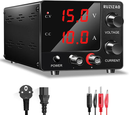 Ruzizao Labornetzteil 0~30V 0~10A 150W Fixed Leistung 3 Digit-Anzeige mit Encoder