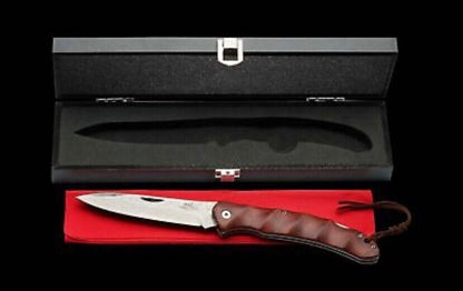 SABATIER Damast Taschenmesser In Holzschatulle