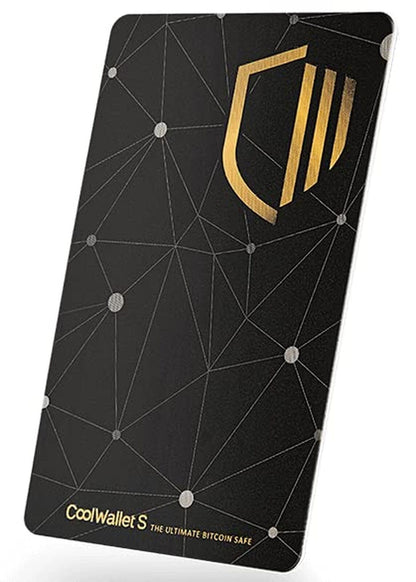 CoolWallet S - Krypto-Hardware-Wallet, sichere Deine Krypto mit Stil, Bluetooth, drahtlos, Aufbewahrung von Kryptowährung, BTC, Bitcoin, ETH, Ethereum