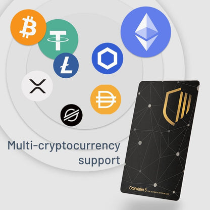 CoolWallet S - Krypto-Hardware-Wallet, sichere Deine Krypto mit Stil, Bluetooth, drahtlos, Aufbewahrung von Kryptowährung, BTC, Bitcoin, ETH, Ethereum