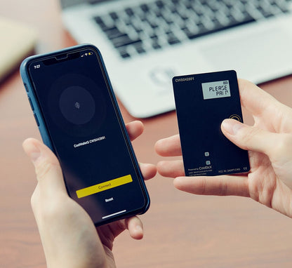 CoolWallet S - Krypto-Hardware-Wallet, sichere Deine Krypto mit Stil, Bluetooth, drahtlos, Aufbewahrung von Kryptowährung, BTC, Bitcoin, ETH, Ethereum