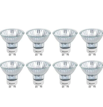 8 X ACORN Solution GU10 Halogenstrahler Glühbirnen  50W 230V  2800K warmweiß 8 stüks