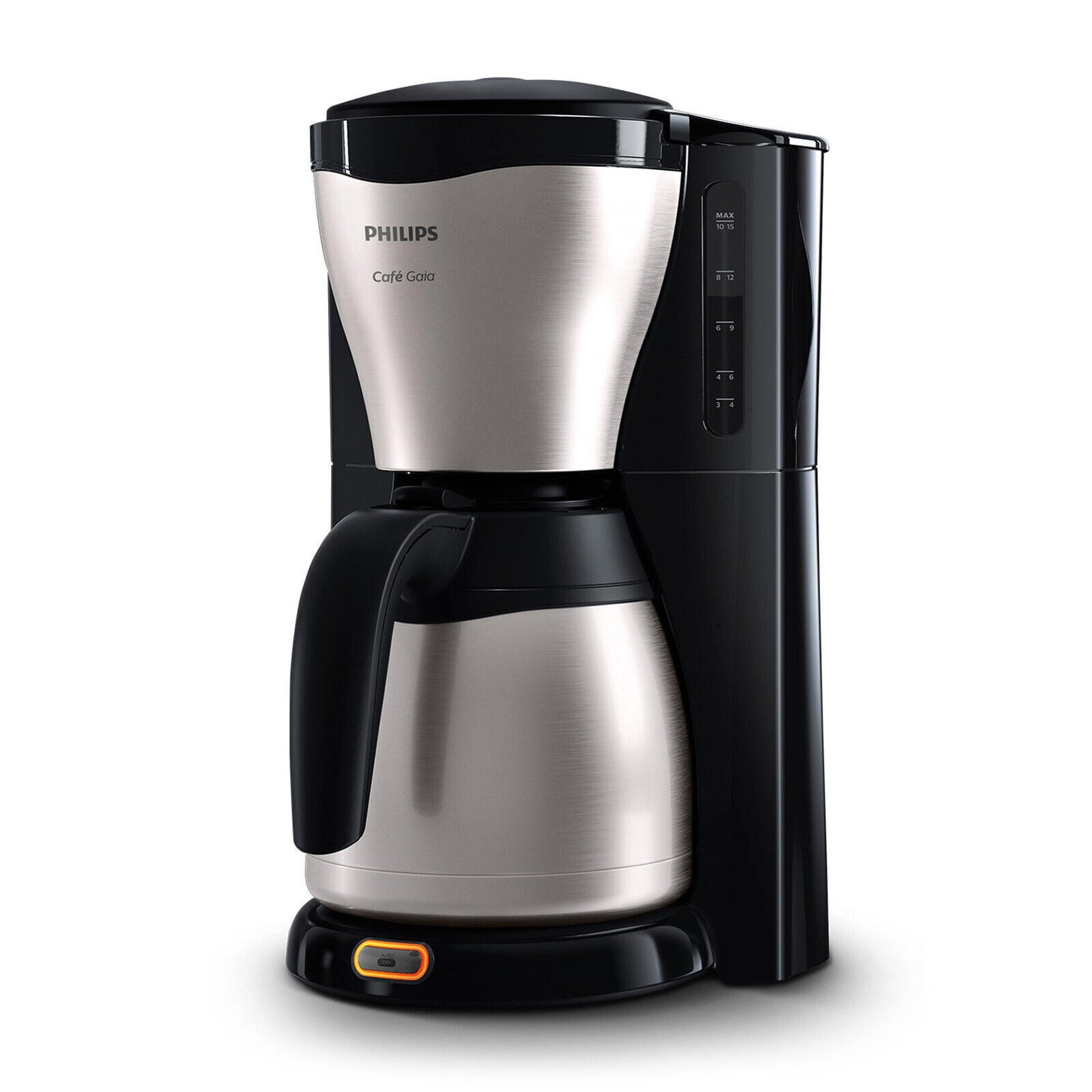 PHILIPS HD7546/20 Café Gaia avec thermos en acier inoxydable, 1,2 litre, 1000 watts]