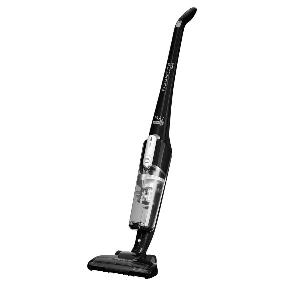 Rowenta RH 6545 Kabelloser Bodenstaubsauger Akku beutellos schwarz/glänzend