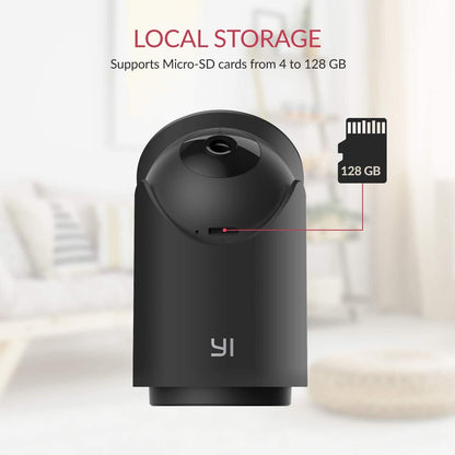 YI Überwachungskamera 2K HD Dome U Pro Baby Ältere Haustiere 360° Nachtsicht