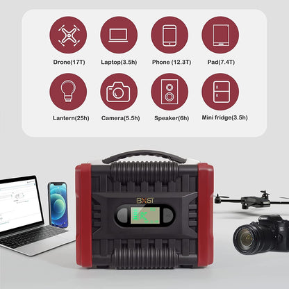 U'King T202 Powerstation Stromgenerator Tragbarer Kraftwerksgenerator 222 Wh 60.000 mAh 3,7 V Solar