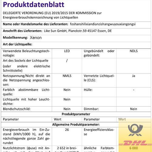 Briteye D2S Xenon Brenner 35W 6000K Weißes Licht Scheinwerferlampe