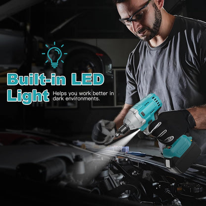 700Nm 3-in-1 Akku Schlagschrauber Kompatibel für Makita 18V Lithium-Akku (keine Batterie),