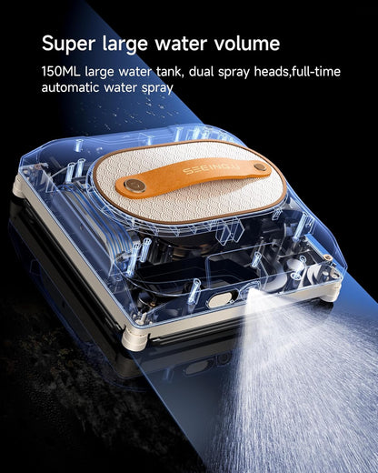 SEEING.U Fensterputzroboter 6000 PA intelligente Fensterscheiben Reinigung mit Dual-Wasserspray