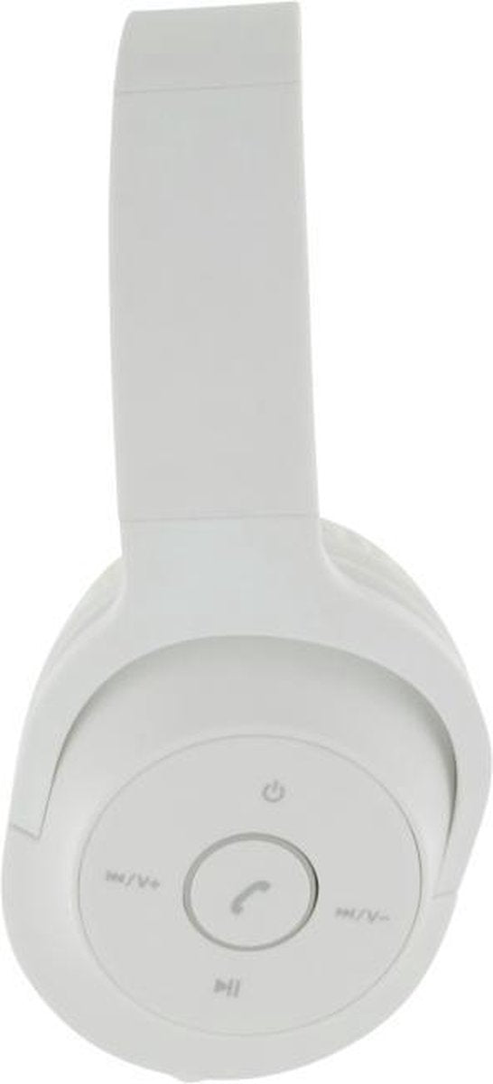 SCHWAIGER KH220BTW 513 On Ear Bluetooth Kopfhörer Over Ear Bügelkopfhörer mit Mikrofon und seitlichen Bedienknöpfen Kunstleder Klinkenanschluss