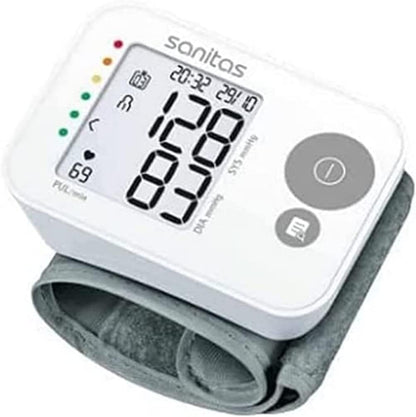 Sanitas SBC 22 Handgelenk-Blutdruckmessgerät (Blutdruck et Pulsmessung entièrement automatiques, fonction d'avertissement avec possible Herzrhythmusstörungen)