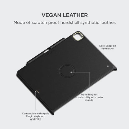 SATECHI magnetische Hülle für iPad Pro 12,9 Zoll, Magic Keyboard , Schwarz