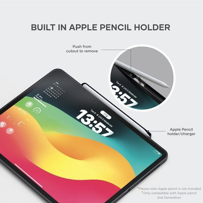 SATECHI magnetische Hülle für iPad Pro 12,9 Zoll, Magic Keyboard , Schwarz